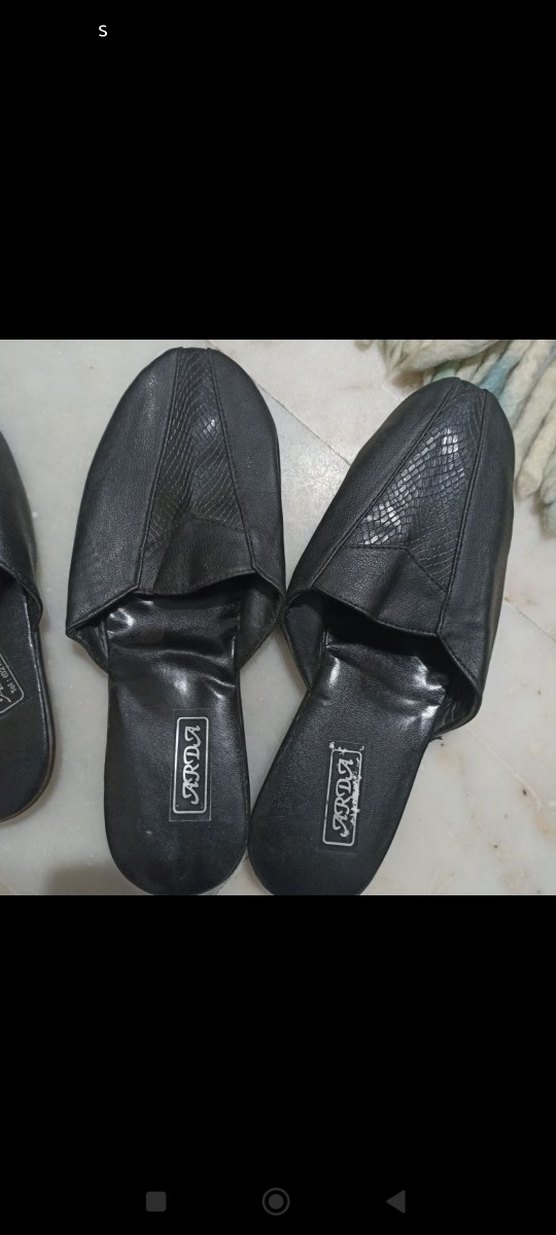 Tokalı Siyah Erkek Ev Terliği - Görsel 3