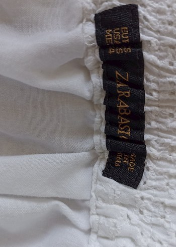 Pamuk Beyaz Pileli Midi Hamile Eteği - Görsel 2