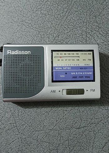 Radisson Gri AM/FM Taşınabilir Radyo