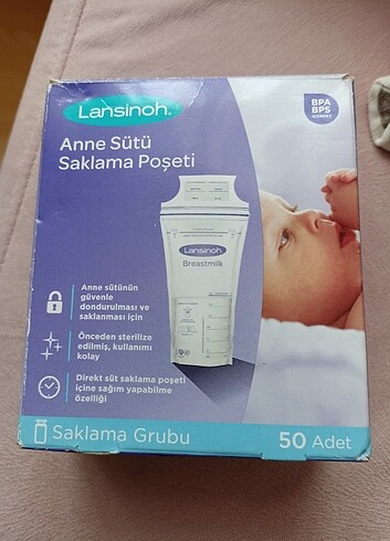 s Beden Süt saklama poşeti