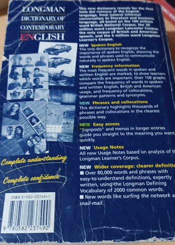 Longman Çağdaş İngilizce Sözlüğü Yeni Baskı - Görsel 2