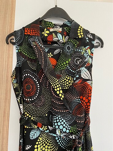 Desenli elbise - Görsel 2