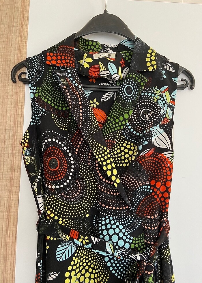 Desenli elbise - Görsel 2