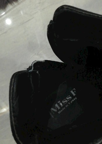 Siyah Süet Gotik Stiletto Topuklu Kadın Bot - Görsel 5