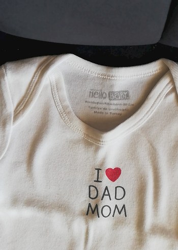 Beyaz Kısa Kollu Bebek Body - Görsel 2