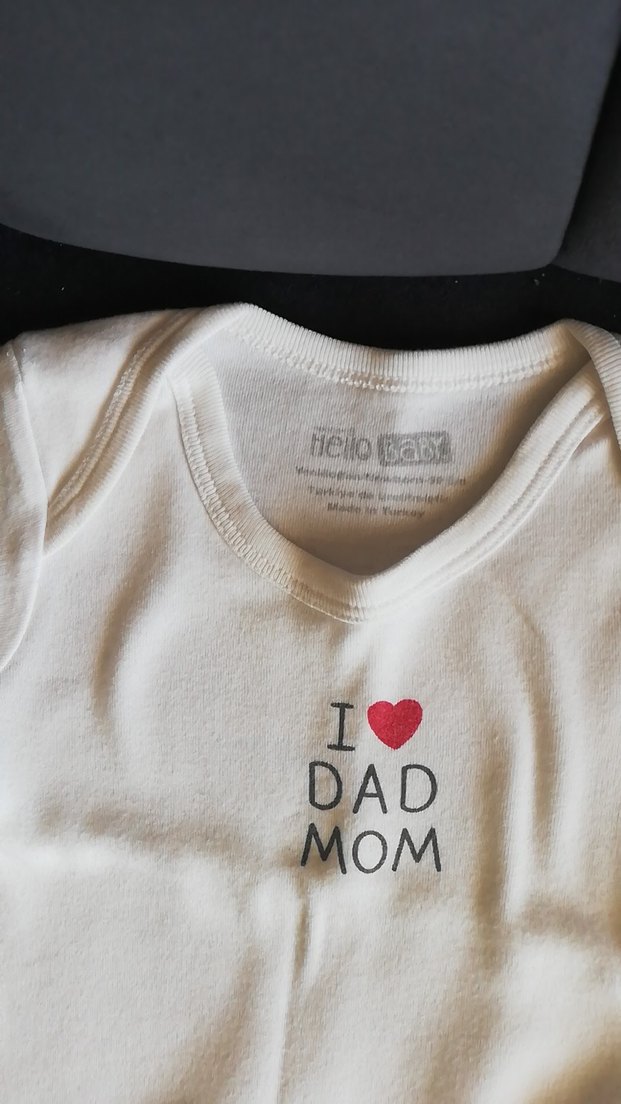 Beyaz Kısa Kollu Bebek Body - Görsel 2