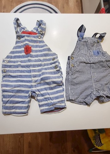 Erkek Çocuk Denim Askılı Bol Kesim Tulum
