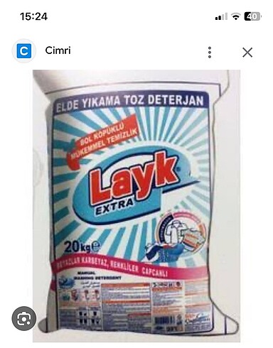 Toz deterjan