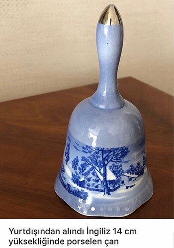 Porselen çan. 14 cm