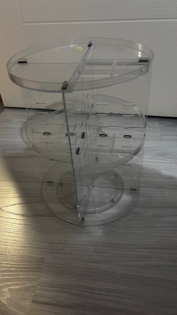 Döner Şeffaf Makyaj Organizeri - Görsel 3