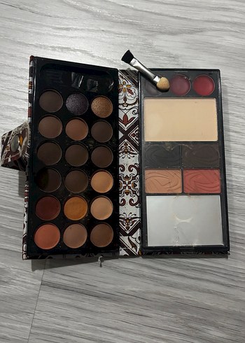 Bohem Desenli Kahverengi Kadın far paleti - Görsel 2