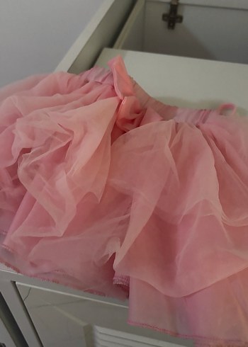 Kız Çocuk Pembe Fırfırlı askılı alt Üst - Görsel 3