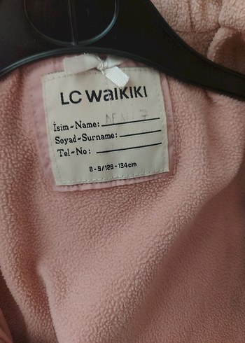 Düğmeli Pembe Kız Çocuk Mont - Görsel 5