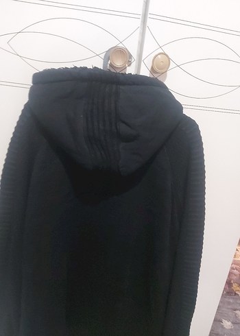 Siyah Fermuarlı Erkek Polar Ceket - Görsel 4