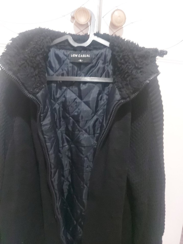 Siyah Fermuarlı Erkek Polar Ceket - Görsel 5