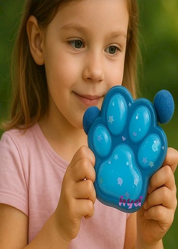 Renkli Paw şeklinde Pet Oyuncakları