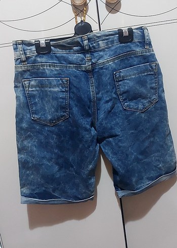 Red Valentino Mavi Batik Desenli Kadın Kot Şort