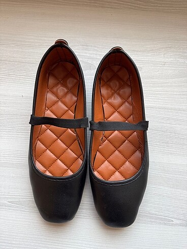 39 Beden Siyah babet loafer