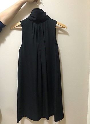 siyah zara elbise