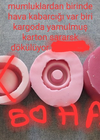  Beden Renk silikon kalıp