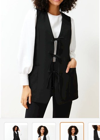 H&M Siyah yelek