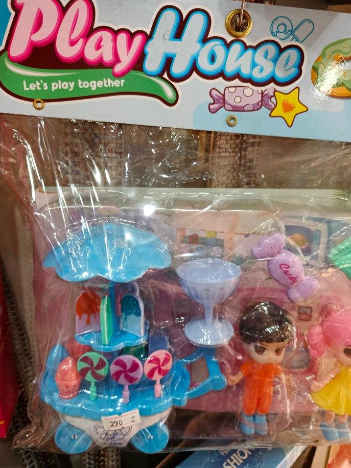 Pastel Renkli Play House Oyun Seti - Görsel 5