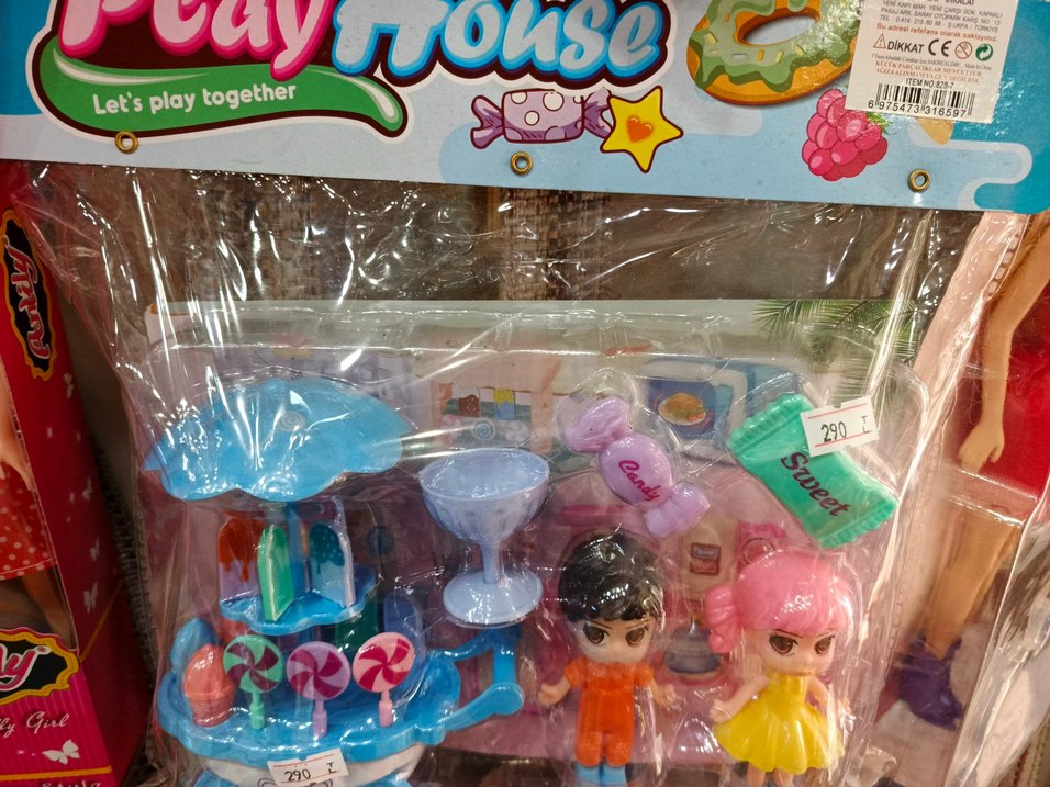 Pastel Renkli Play House Oyun Seti - Görsel 2