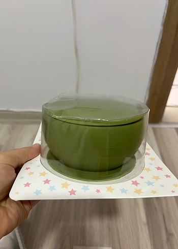 Vakum Tabanlı Yeşil Silikon Bebek Mama Tabağı - Görsel 2