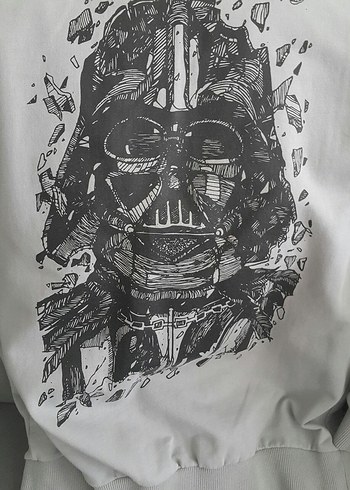 l Beden Gri Baskılı Sweatshirt