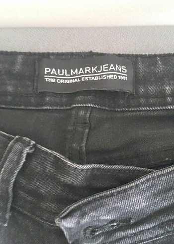 33 Beden siyah Renk Erkek Siyah 2 adet Slim Fit Kot Pantolon