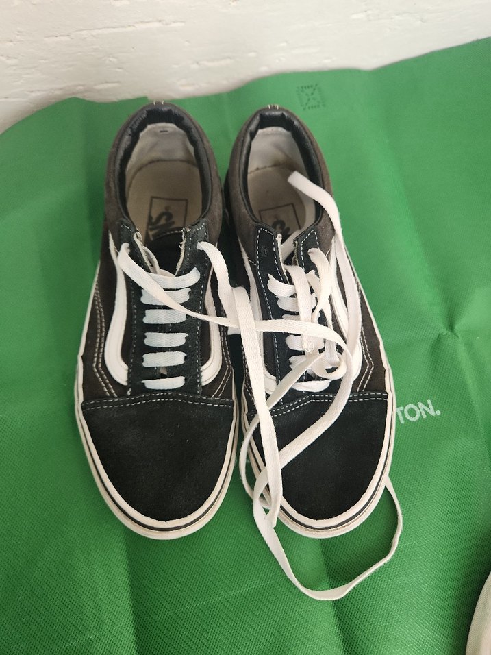 Vans Kadın Siyah Beyaz Spor Ayakkabı - Görsel 3