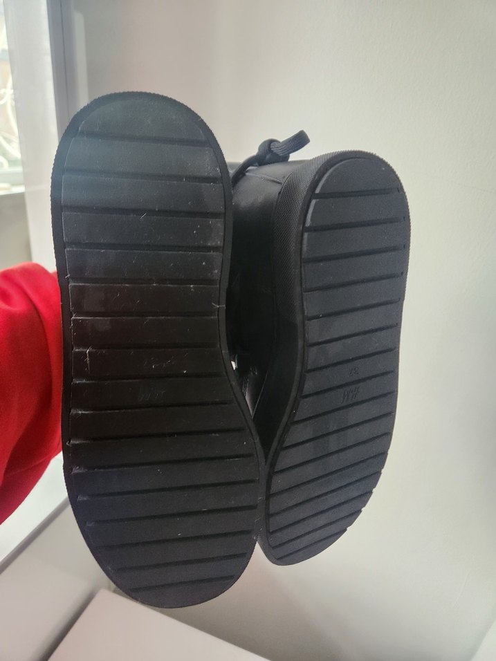 Siyah Kürklü Kadın Dolgu Topuk Bot HM KAR BOTU - Görsel 5