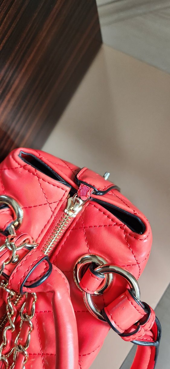 matmazel Kareli Tokalı Kadın Çanta - Görsel 4