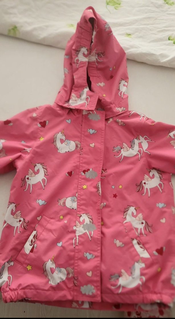 unicorn yağmurluk şu geçirmez mont - Görsel 2