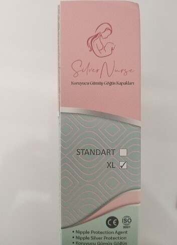 Lansinoh Silver nurse xl gümüş kapak