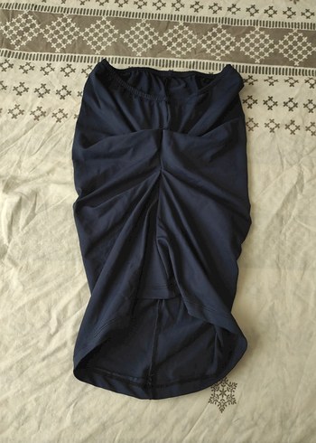 Lacivert Drapeli bluz - Görsel 3