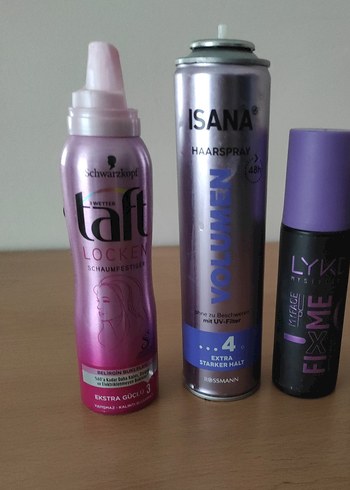 Schwarzkopf Taft Köpük ve Isana Saç Spreyi - Görsel 2