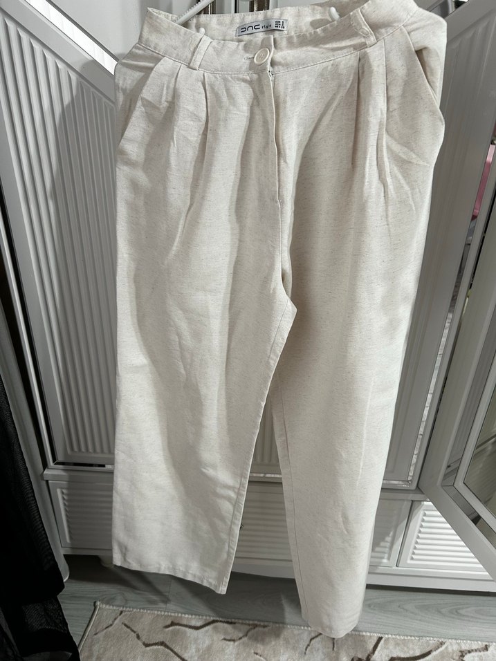 Krem renk pantolon - Görsel 2