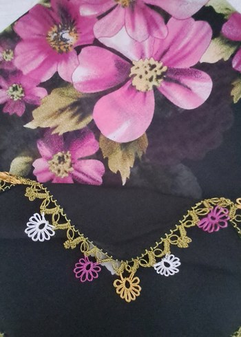 mekik oyası ve tığ oyası çember yazma - Görsel 8