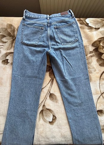 Dad fit boru paça kot pantolon - Görsel 5