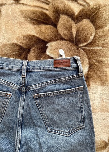 Dad fit boru paça kot pantolon - Görsel 6