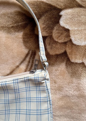 ekose desen omuz çantası - Görsel 2