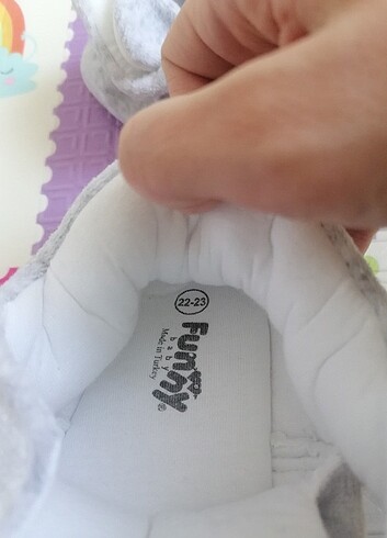 22 Beden gri Renk bebek ev ayakkabısı 