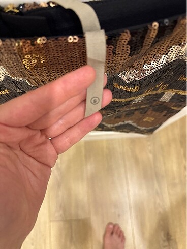 s Beden Adil ışık x özge ulusoy koleksiyonu payetli etek