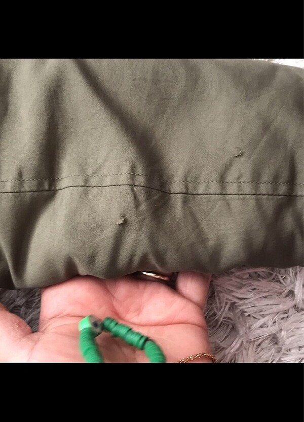 Yurt dışı ürünü kürklü mont - Görsel 5