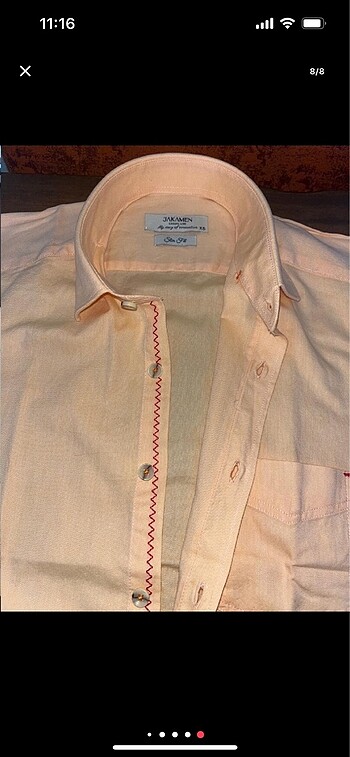 Jakamen slimfit gömlek - Görsel 7