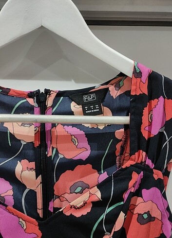 34 Beden F&F Çiçekli Elbise