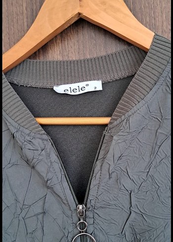 Gri Keten Midi Hamile Yeleği - Görsel 2