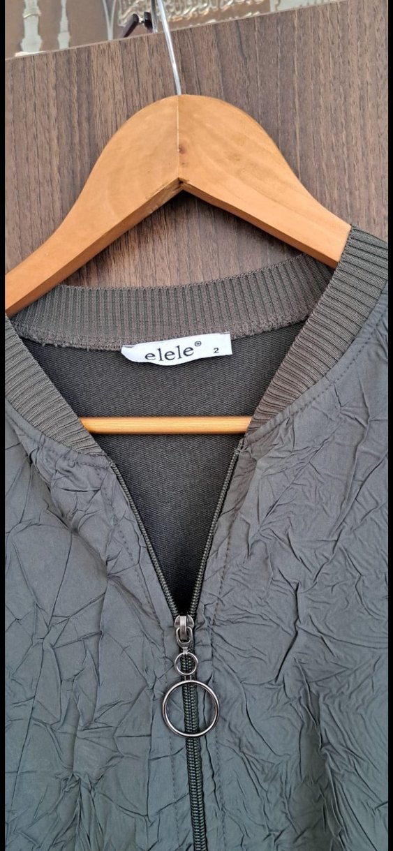 Gri Keten Midi Hamile Yeleği - Görsel 2