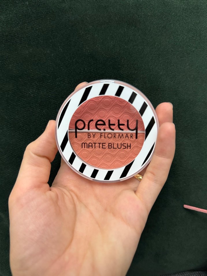 Renkli Makyaj Süngeri Seti ve Matte Allık - Görsel 4